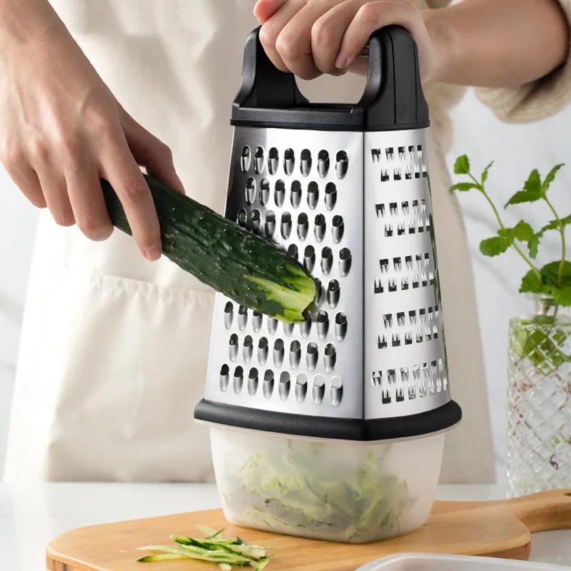 Kitchen Appliances Japan - Vierzijdige doosrasp Groentesnijder Torenvormige aardappelkaasrasp Multifunctionele