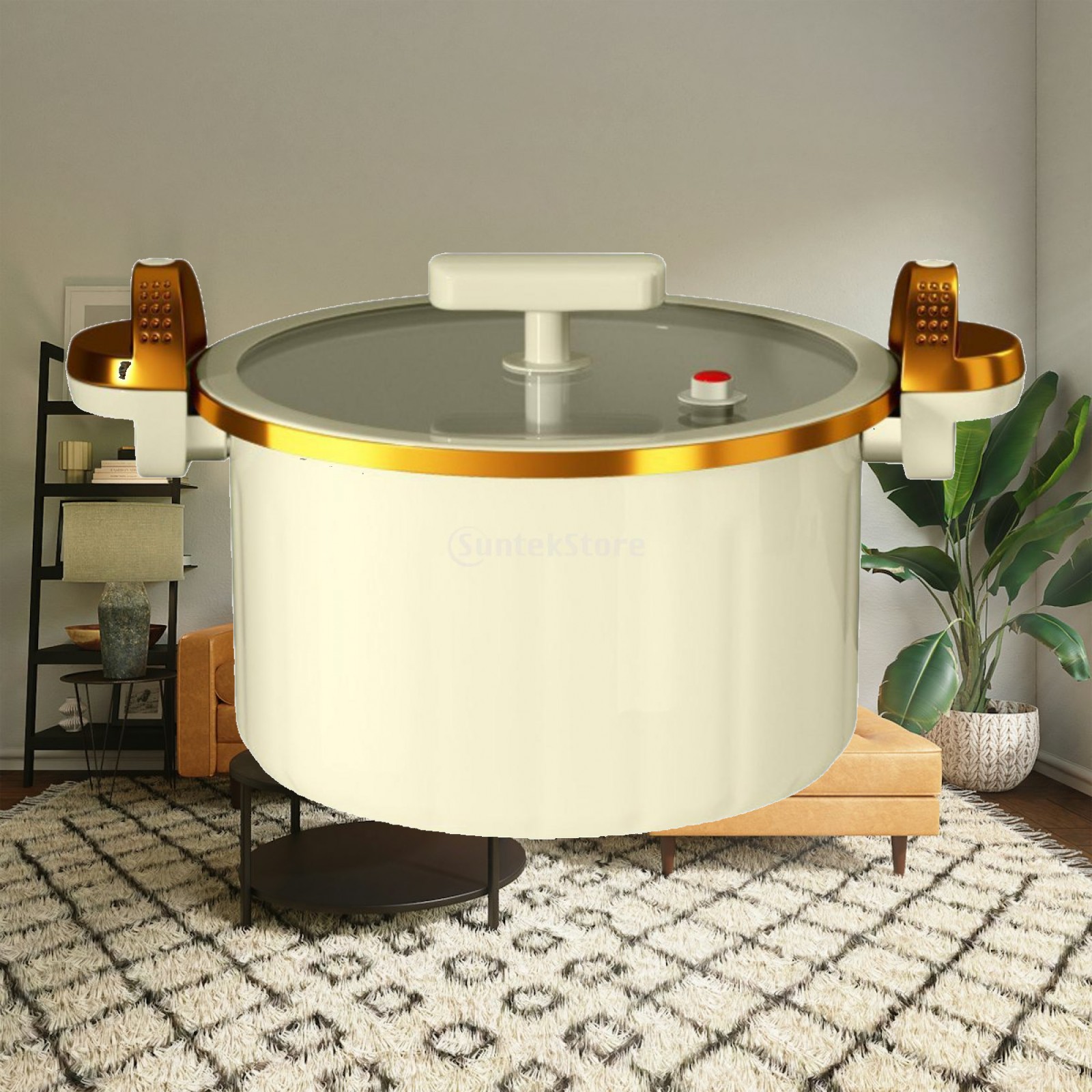 Instant Pot Pressure Cooker - Micro-drukkookpan, stoofpan, kookgerei 7L, makkelijk schoon