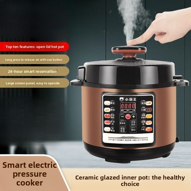 Instant Pot Pressure Cooker - Elektrische snelkookpan met keramische antiaanbaklaag, rijststoomfunctie,