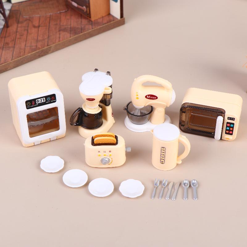Kitchen Appliances For Kids - 1 Set 1 12 Miniatuur Koffiezetapparaat