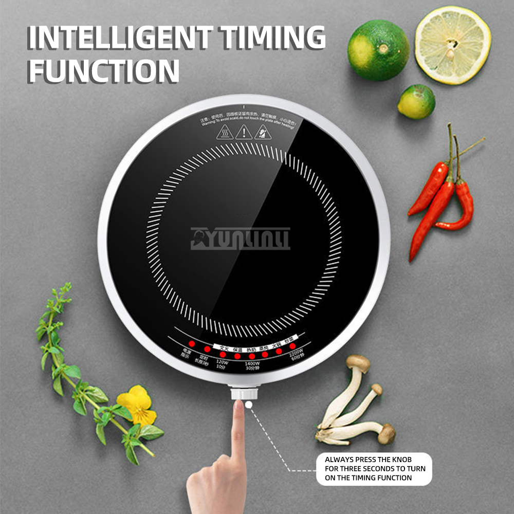 Ronde Smart Inductiekookplaat  - Induction Cooktop Portable recensie en prijs