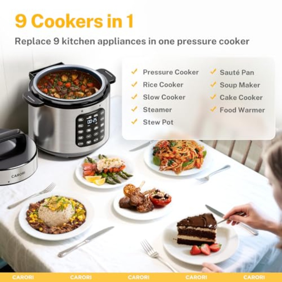 9-in-1 Elektrische Drukpan 100 - Instant Pot Pressure Cooker recensie en prijs