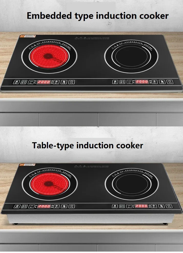 Draagbare elektrische dubbele  - Induction Cooktop Portable recensie en prijs