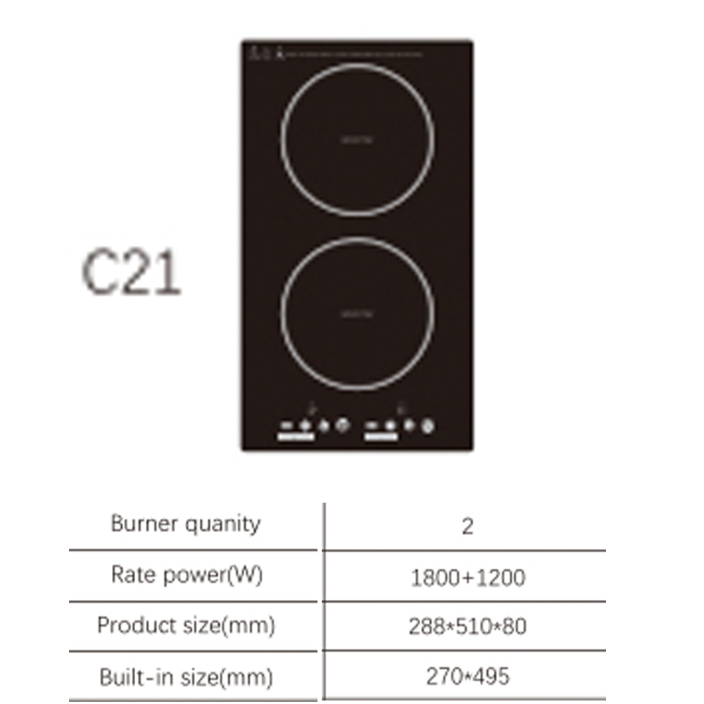 Elektrisch dubbel verwarmingsf - Induction Cooktop Portable recensie en prijs